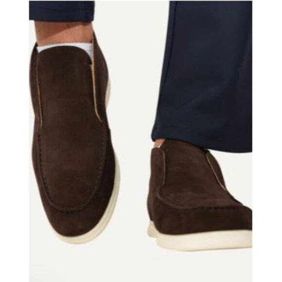 Lovau Florence Loafer in Chocolate Vision Leather main image 4